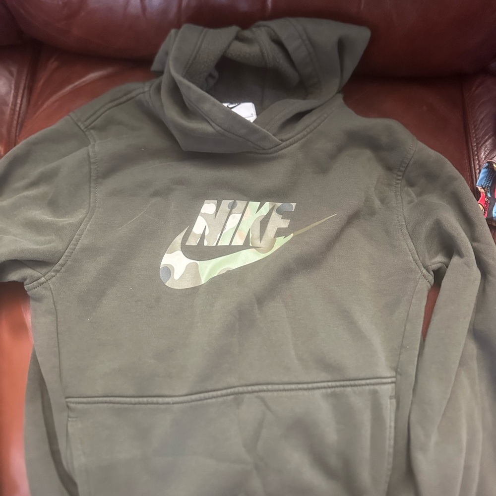 Nike Dark Green Fleece Hoodie